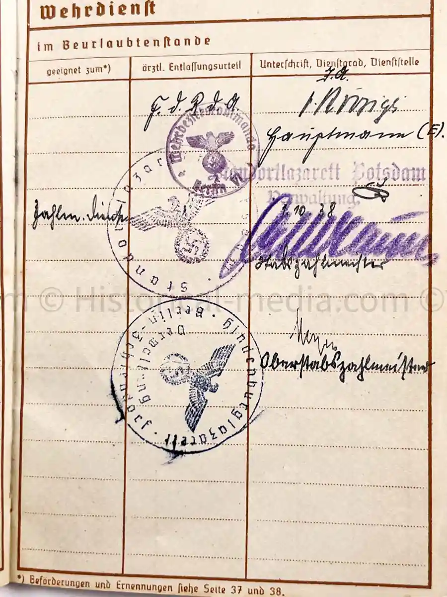 WEHRPASS - ZAHLMEISTER - 218. INFANTRY DIVISION - POLAND, FRANCE, RUSSIA, DENMARK - MANY AWARDS 