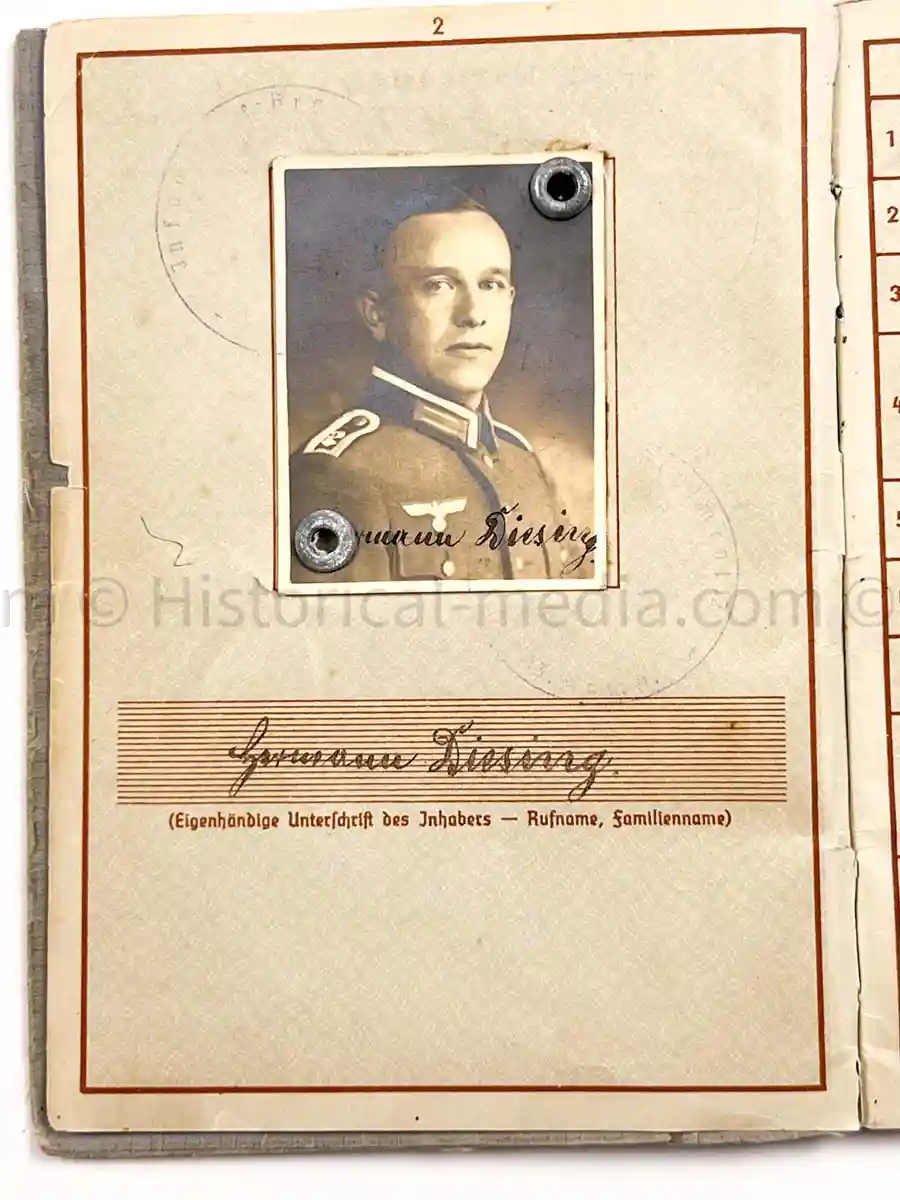 WEHRPASS - HAUPTMANN - 31. + 387. INFANTERIE DIVISION - EK1 - 8 AWARDS - KIA 1943 