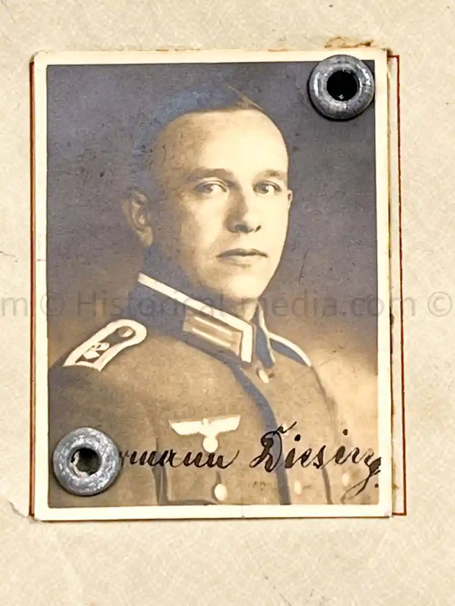 WEHRPASS - HAUPTMANN - 31. + 387. INFANTERIE DIVISION - EK1 - 8 AWARDS - KIA 1943 