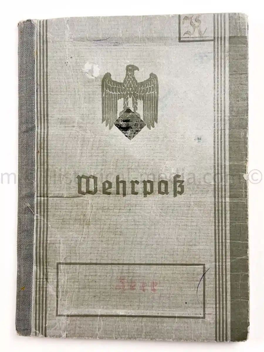 WEHRPASS - 13. PANZER DIVISION - HEERESJUSTIZOBERINSPEKTOR - KUBANSCHILD 