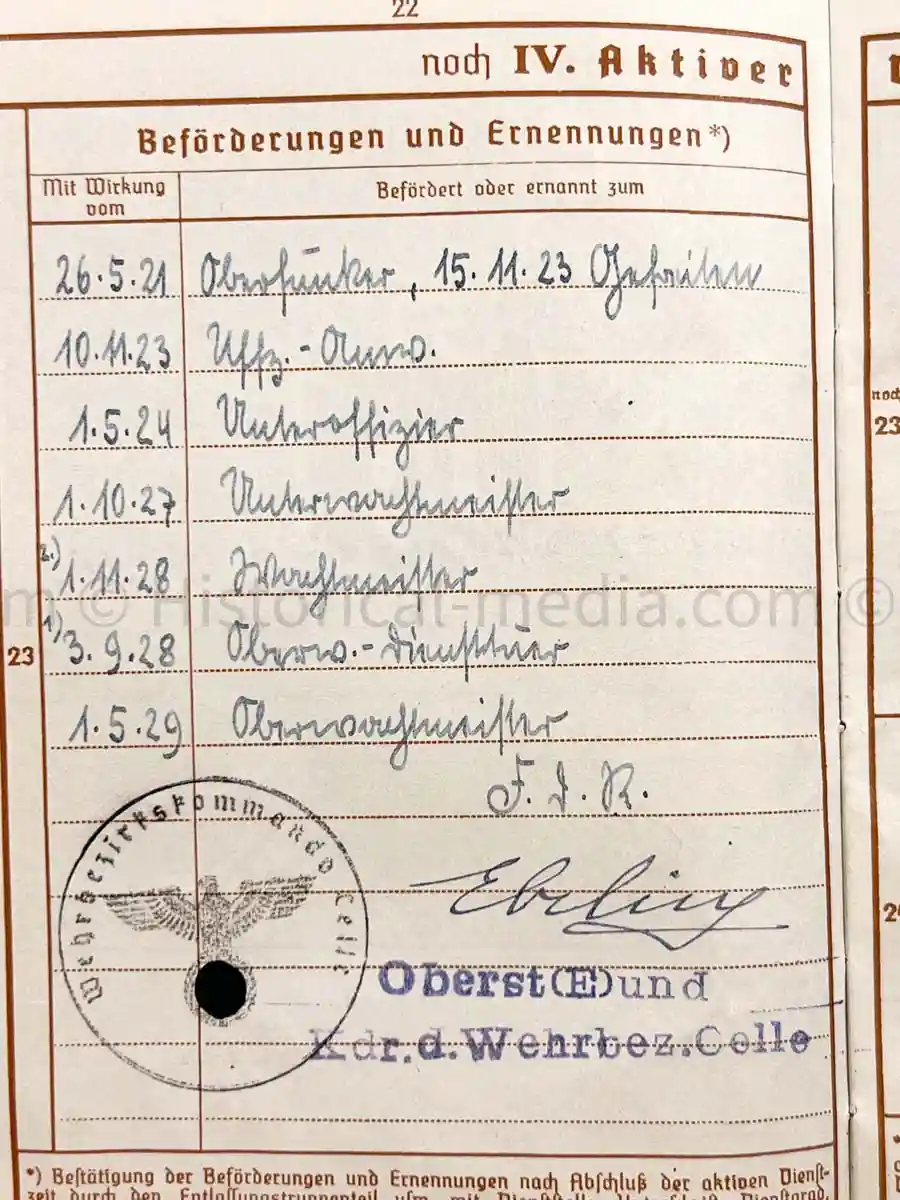 WEHRPASS - 13. PANZER DIVISION - HEERESJUSTIZOBERINSPEKTOR - KUBANSCHILD 