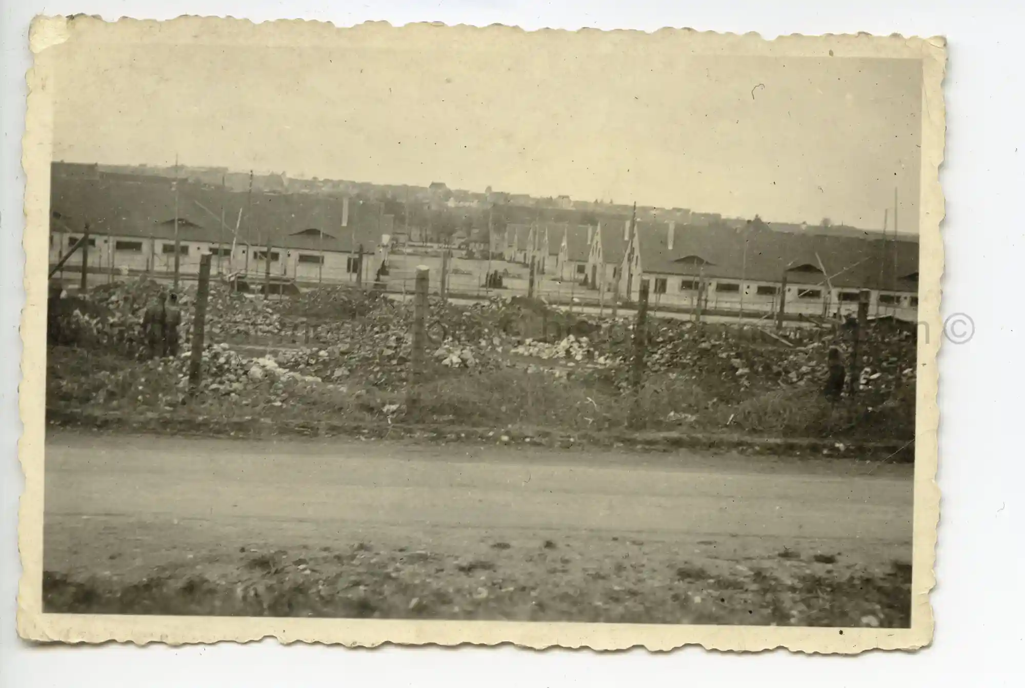 ORIGINAL PRIVATE WAFFEN-SS PHOTO OF DACHAU CONCENTRATION CAMP!