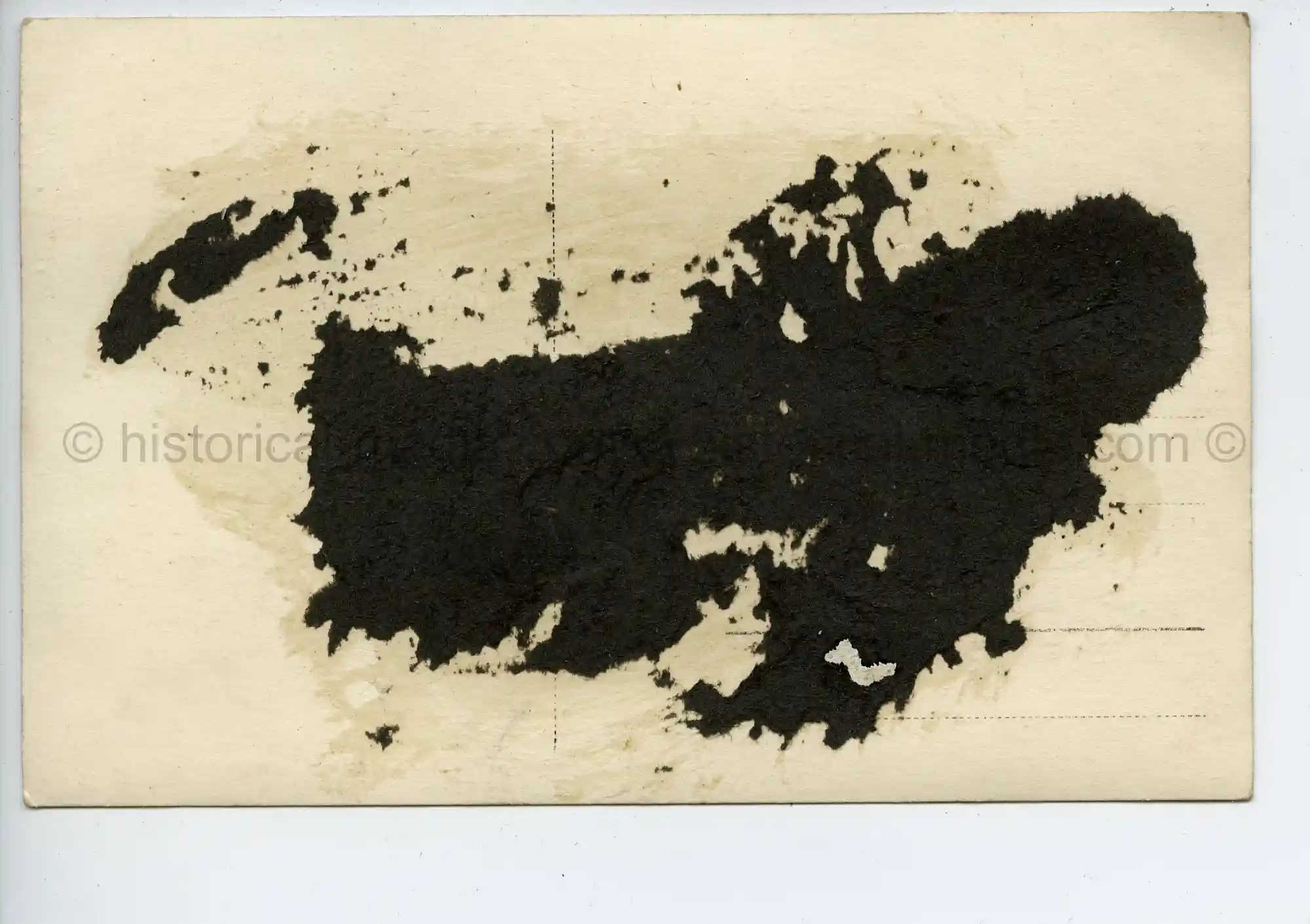 WAFFEN-SS POSTCARD PHOTO - DACHAU SS BARRACKS - EICKE PLATZ