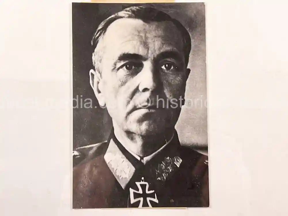 ORIGINAL PRESS PHOTO - KNIGHTS CROSS WINNER - GFM PAULUS - STALINGRAD