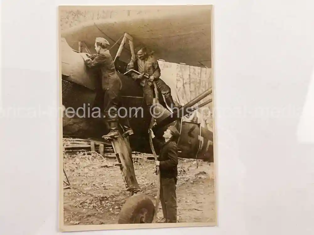 ORIGINAL PRESS PHOTO - AUFKLARUNGSFLIEGER - DONFRONT 1942
