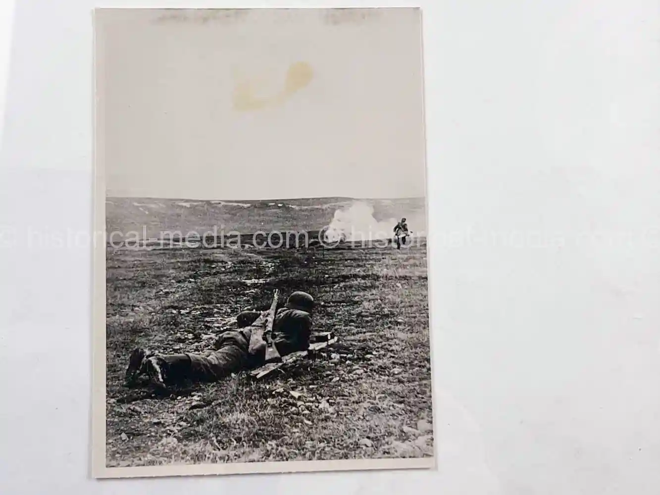 ORIGINAL PRESS PHOTO - GERMAN SOLDIERS IN COMBAT - SEVASTAPOL - 1942