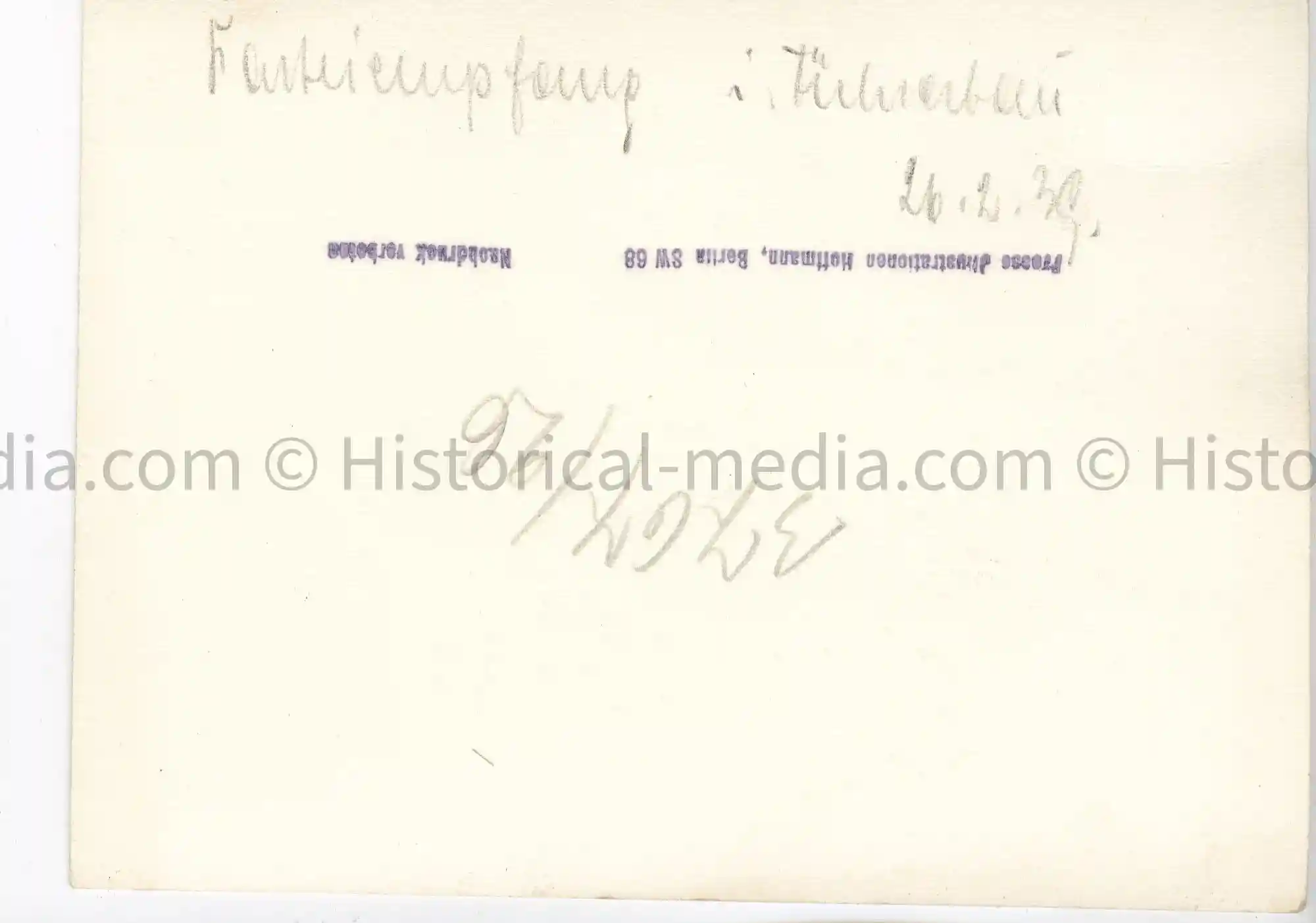 ORIGINAL PHOTO ADOLF HITLER 1939 - HOFFMANN STUDIO