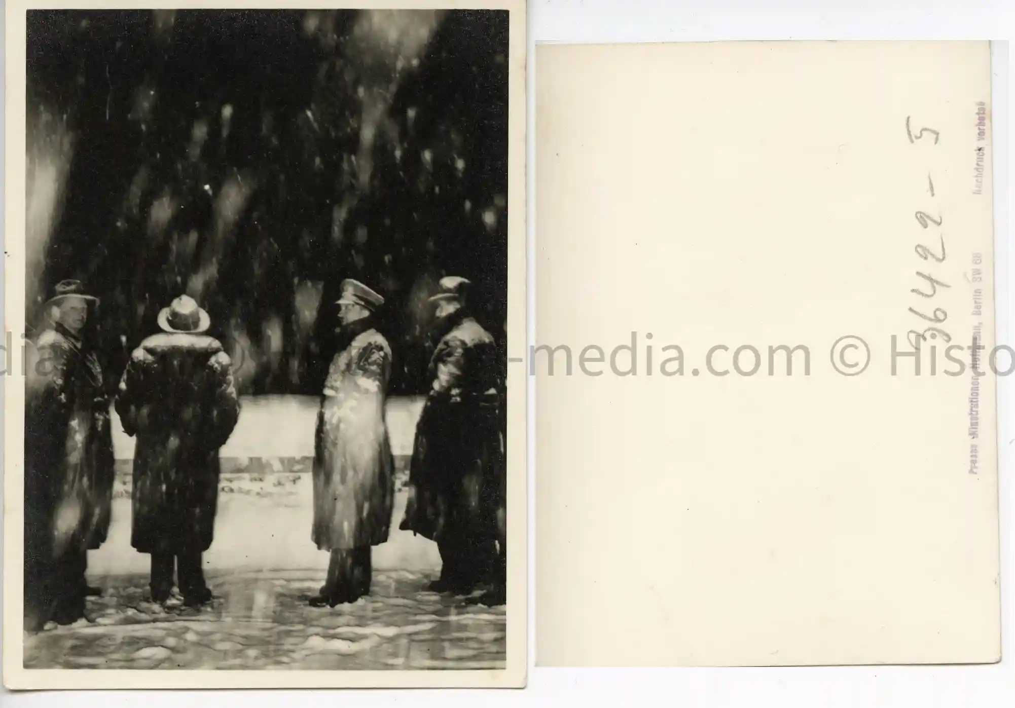 ORIGINAL PHOTO ADOLF HITLER FÜHRERBAU MUNICH- HOFFMANN STUDIO - HOFFMANN STUDIO