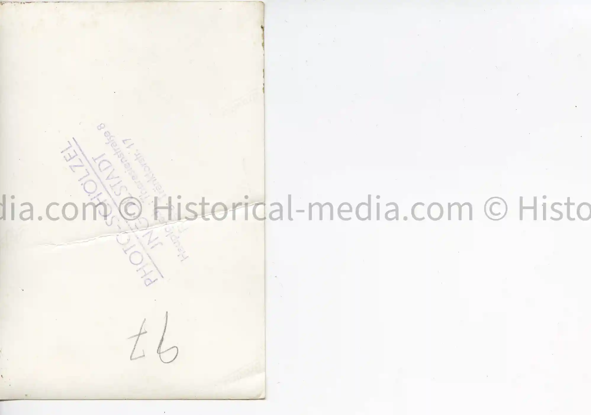WWII GERMAN PHOTO PORTLY OFFICER W PORTLY MEDAL BAR