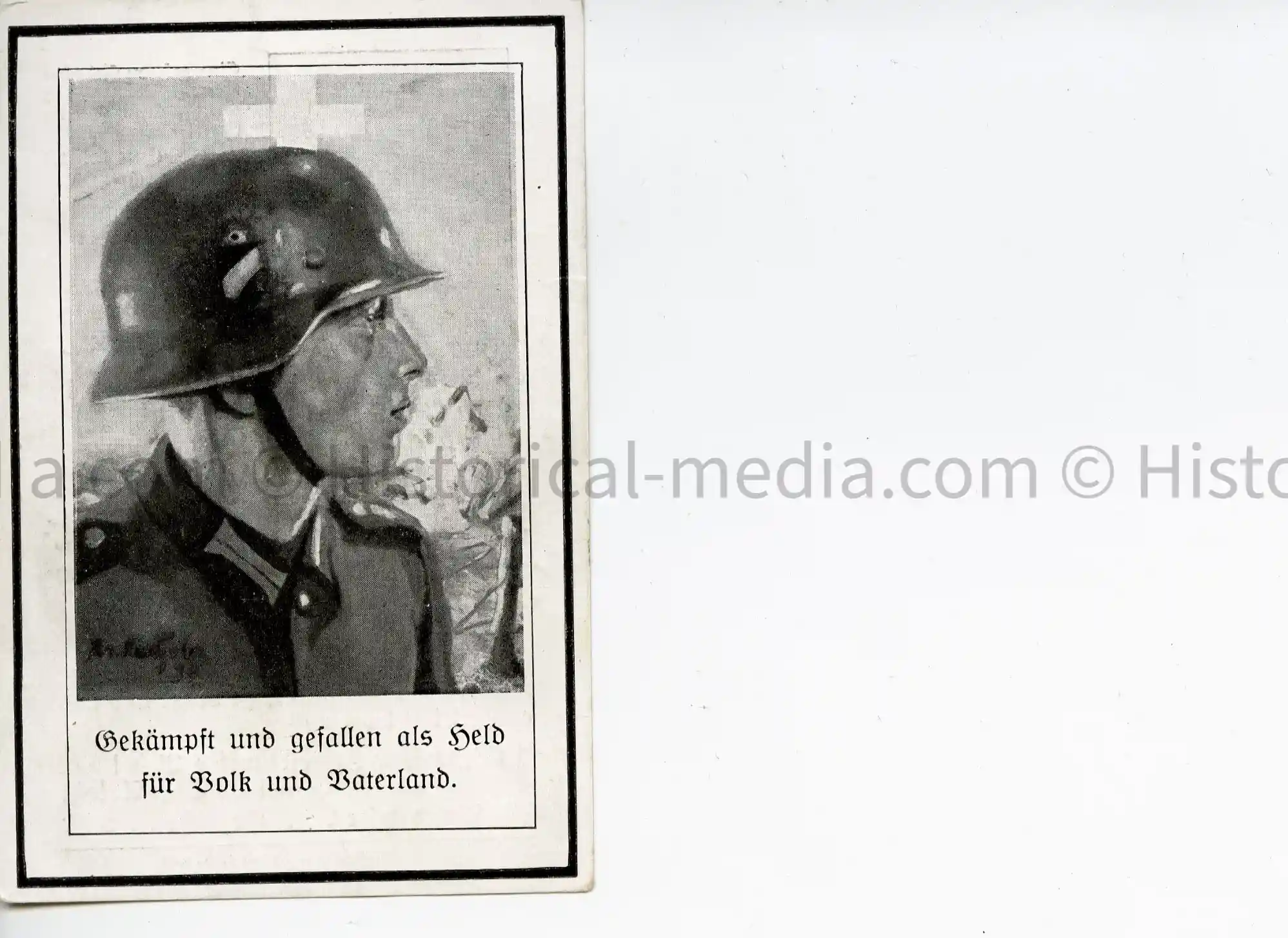 DEATH NOTICE - FIGHTER PILOT JOSEF KUCHLER - 1941