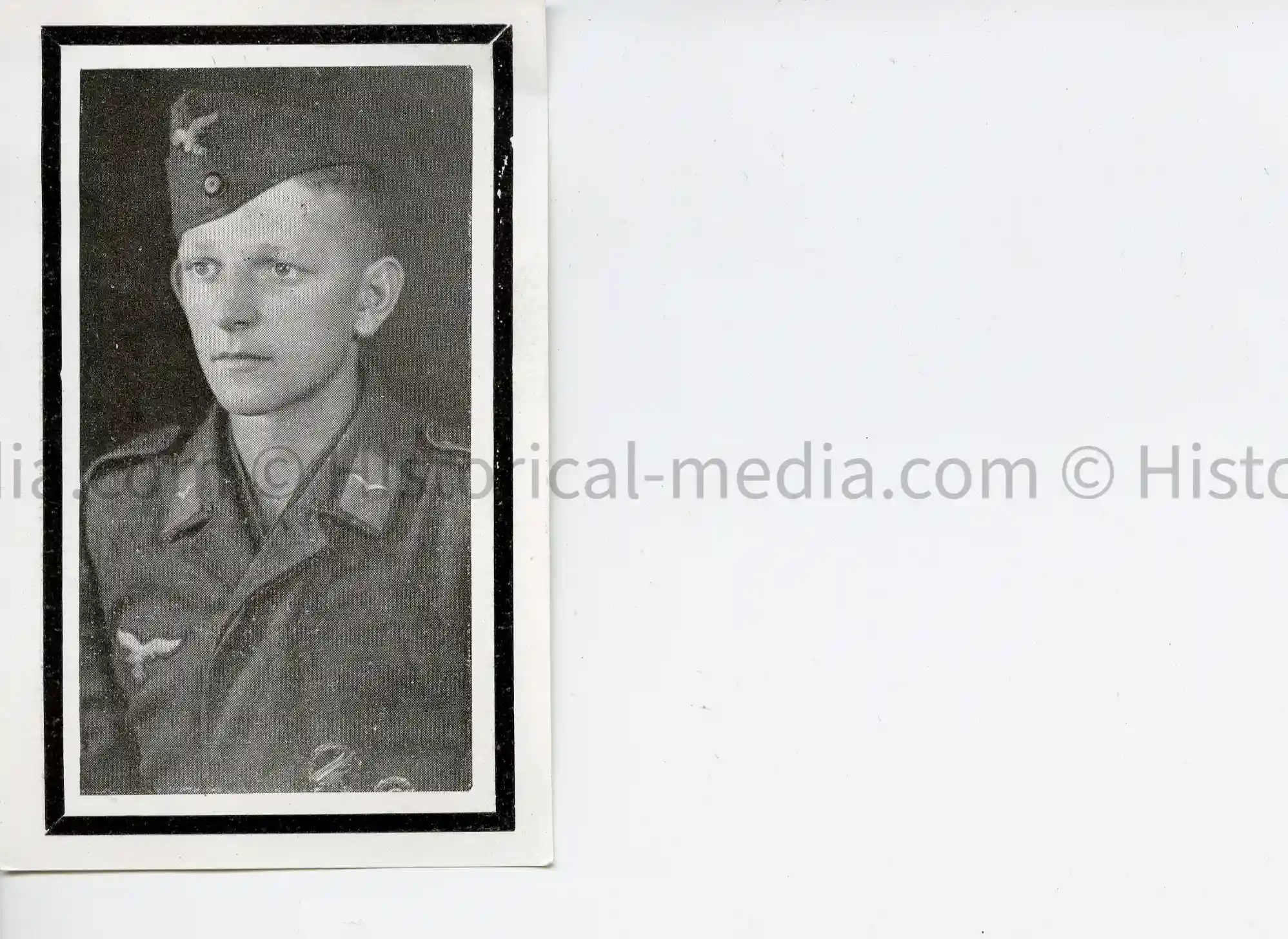 DEATH NOTICE - FALLSCHIRMJAEGER - 1941