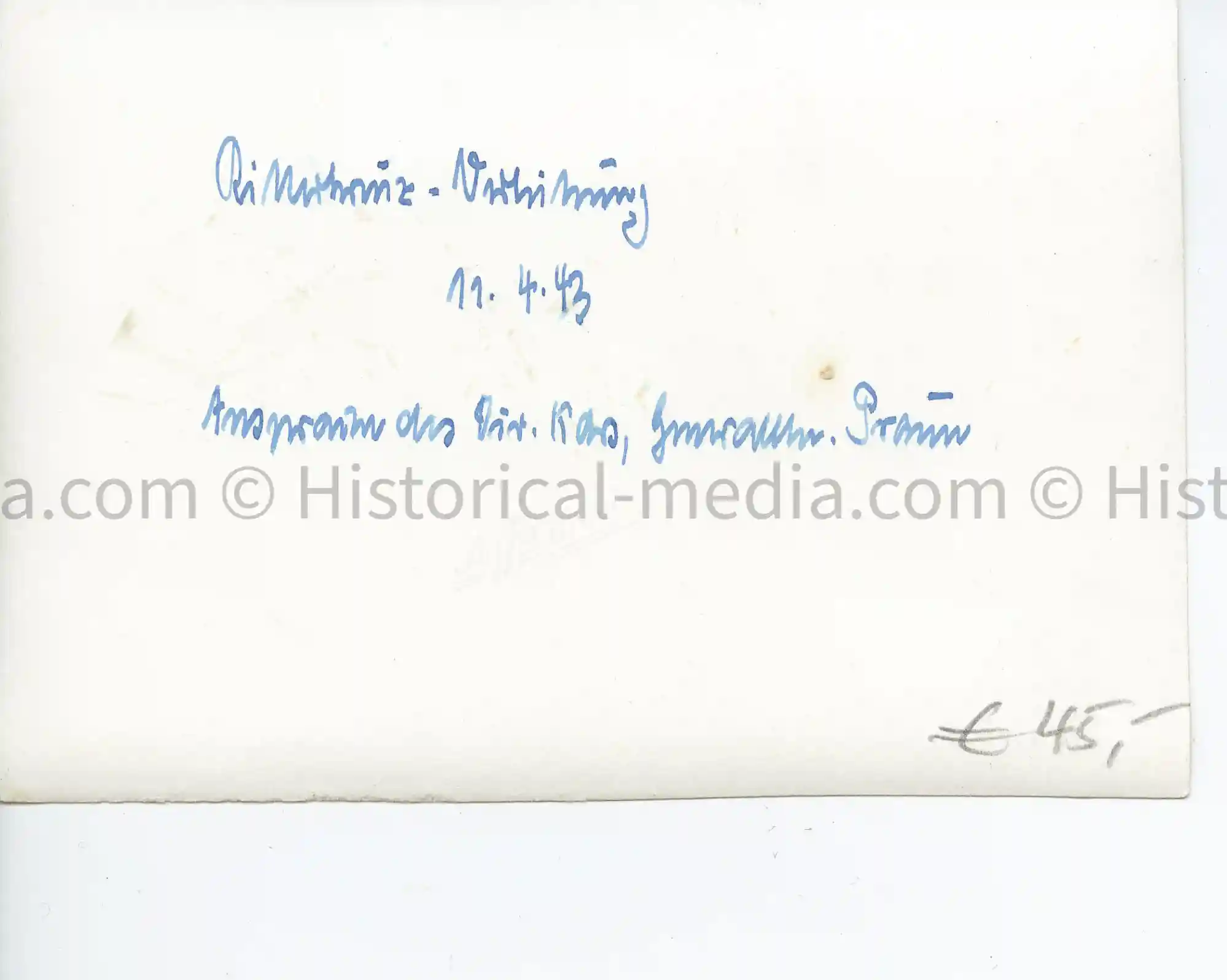 WWII GERMAN PHOTO KNIGHTS CROSS CEREMONY IN THE FIELD