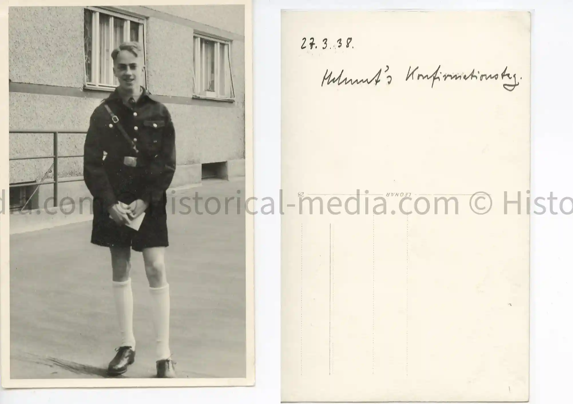 HITLER JUGEND FÜHRER PORTRAIT PHOTO