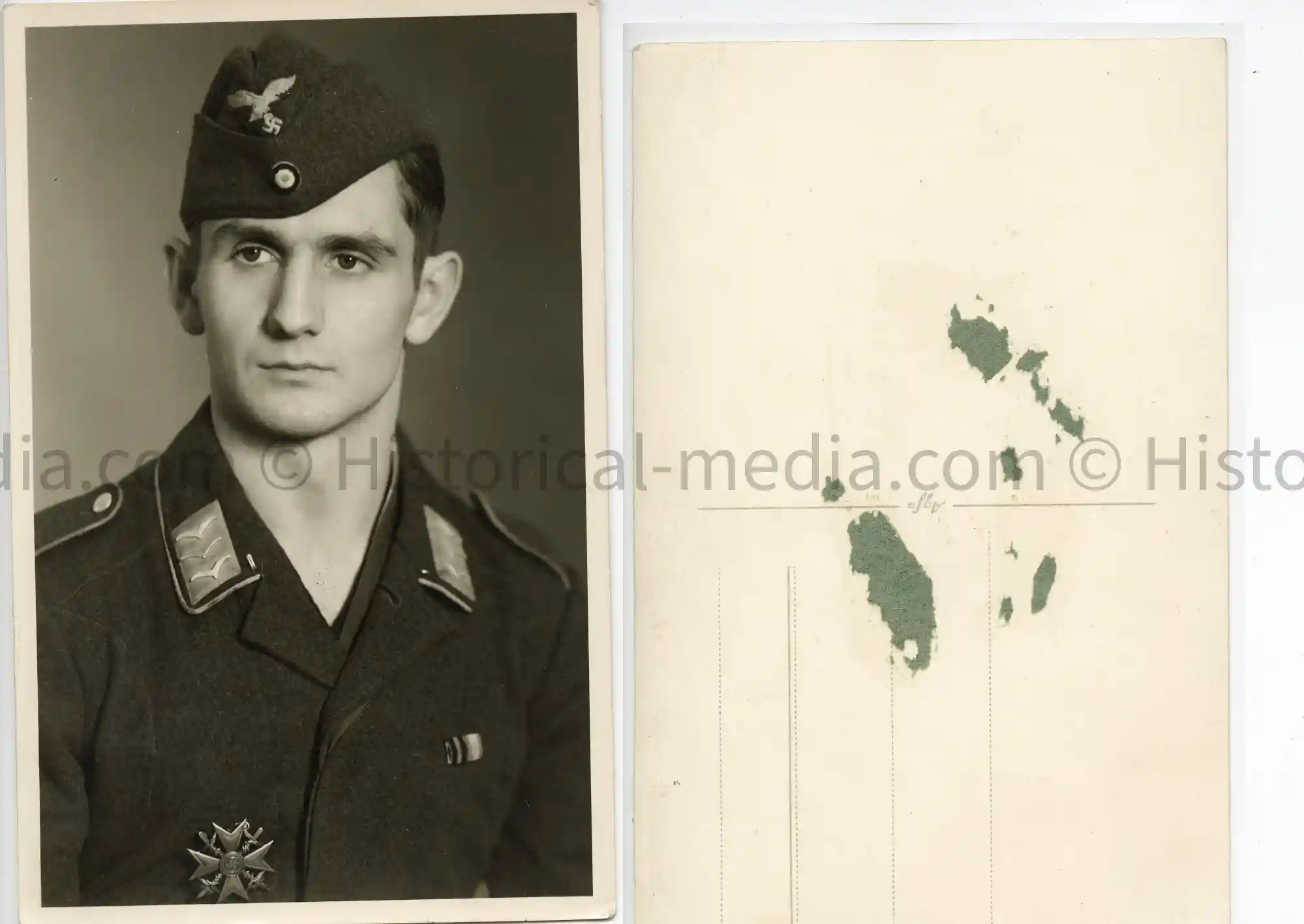 LUFTWAFFE PORTRAIT PHOTO - SPANISH CROSS 
