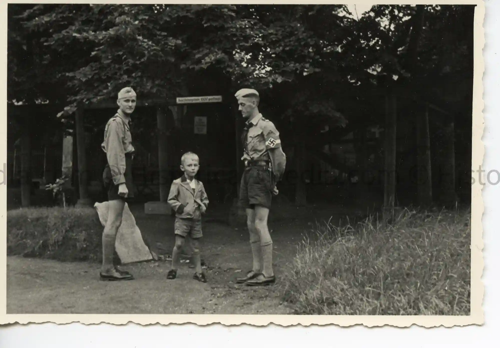 HITLER JUGEND BOYS IN CAMPSITE HITLER JUGEND BOYS IN CAMPSITE