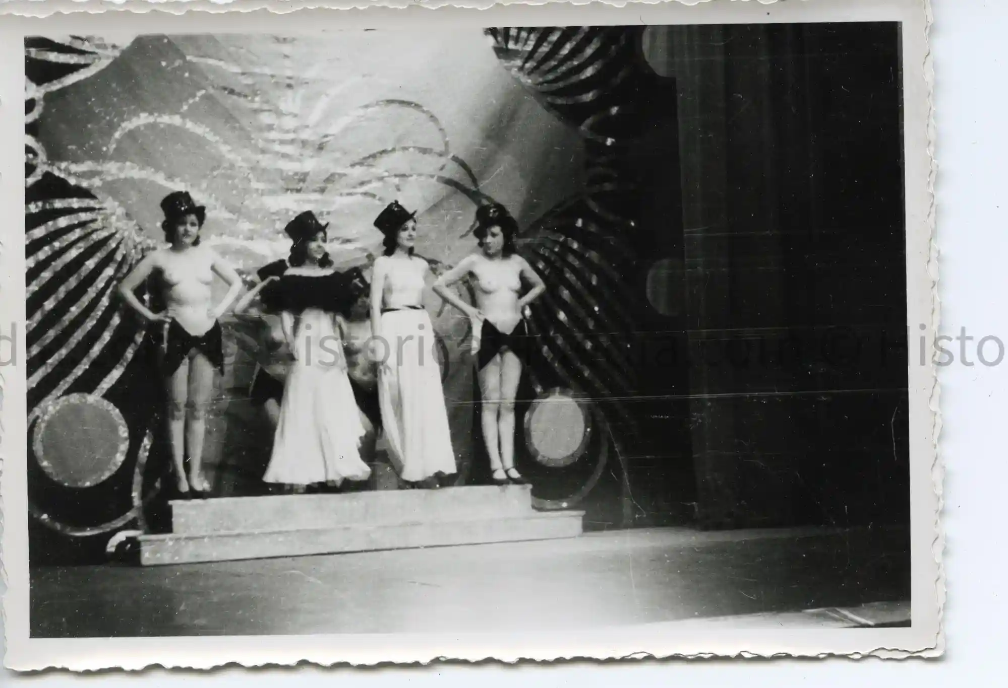 GERMAN WWII PHOTO OF MOULIN ROUGE IN PARIS GERMAN WWII PHOTO OF MOULIN ROUGE IN PARIS