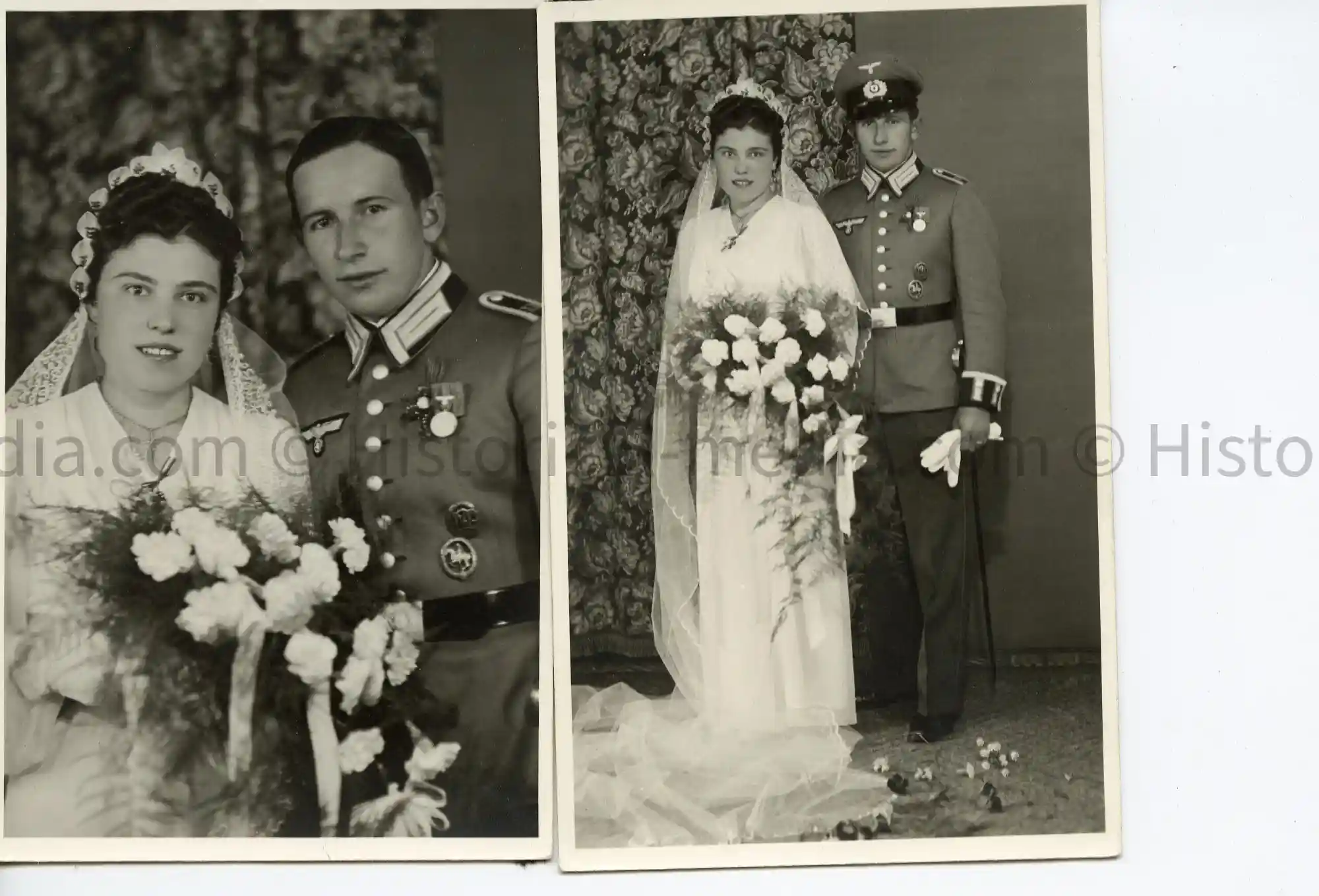 2X SOLDIER PORTRAIT WEDDING PHOTOS - EQUESTRIAN BADGE