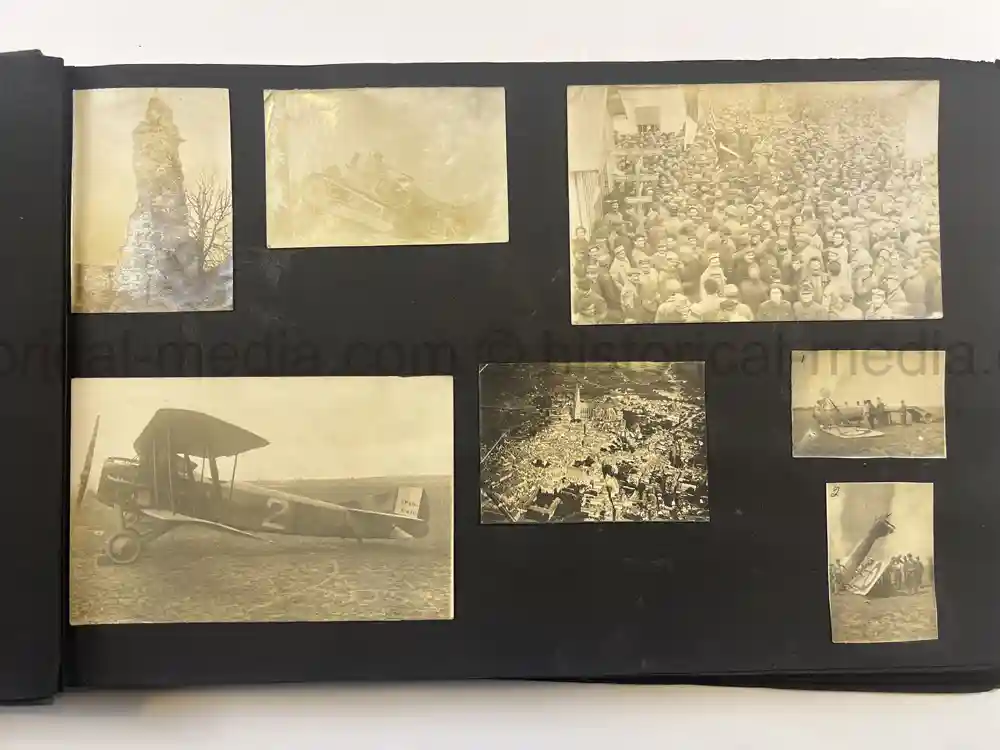 US WWI AVIATION PHOTO ALBUM - SUPER AIRCRAFT IMAGES!