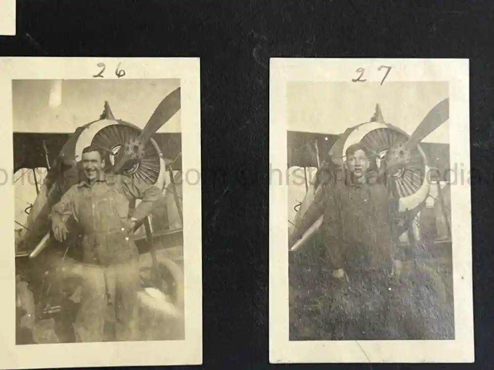 US WWI AVIATION PHOTO ALBUM - SUPER AIRCRAFT IMAGES!