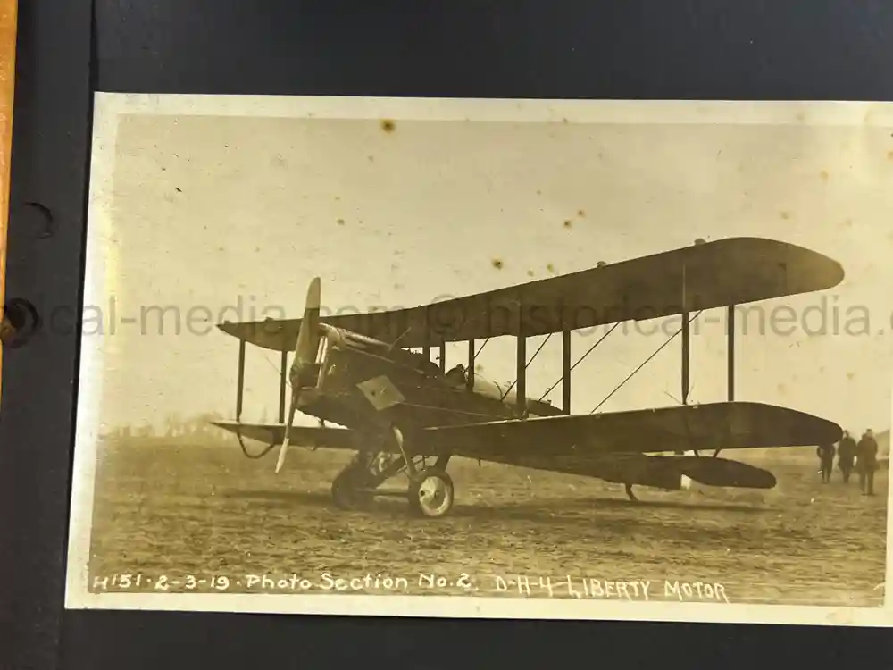 US WWI AVIATION PHOTOGRAPHER ALBUM - FANTASTIC AIRCRAFT IMAGES!