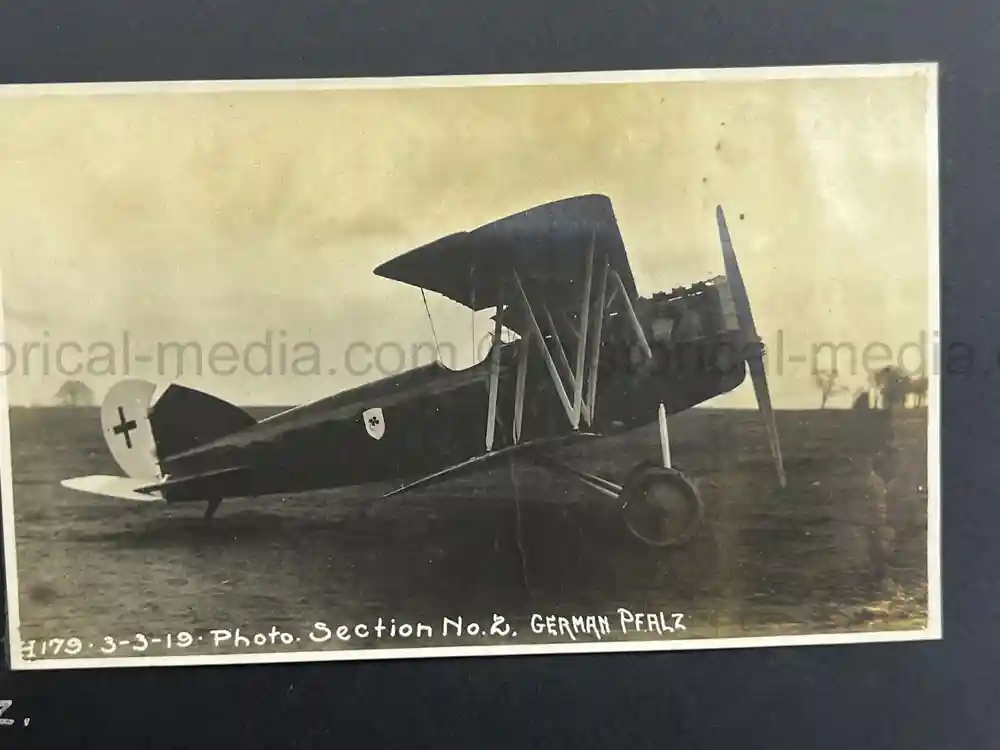 US WWI AVIATION PHOTOGRAPHER ALBUM - FANTASTIC AIRCRAFT IMAGES!