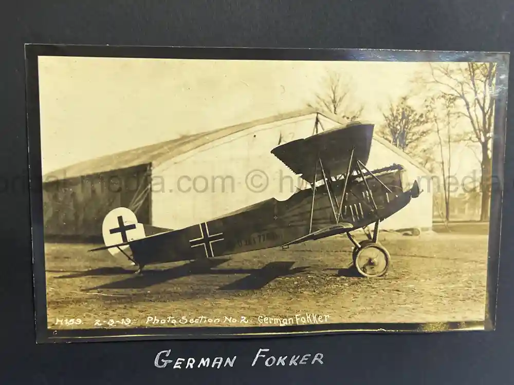 US WWI AVIATION PHOTOGRAPHER ALBUM - FANTASTIC AIRCRAFT IMAGES!