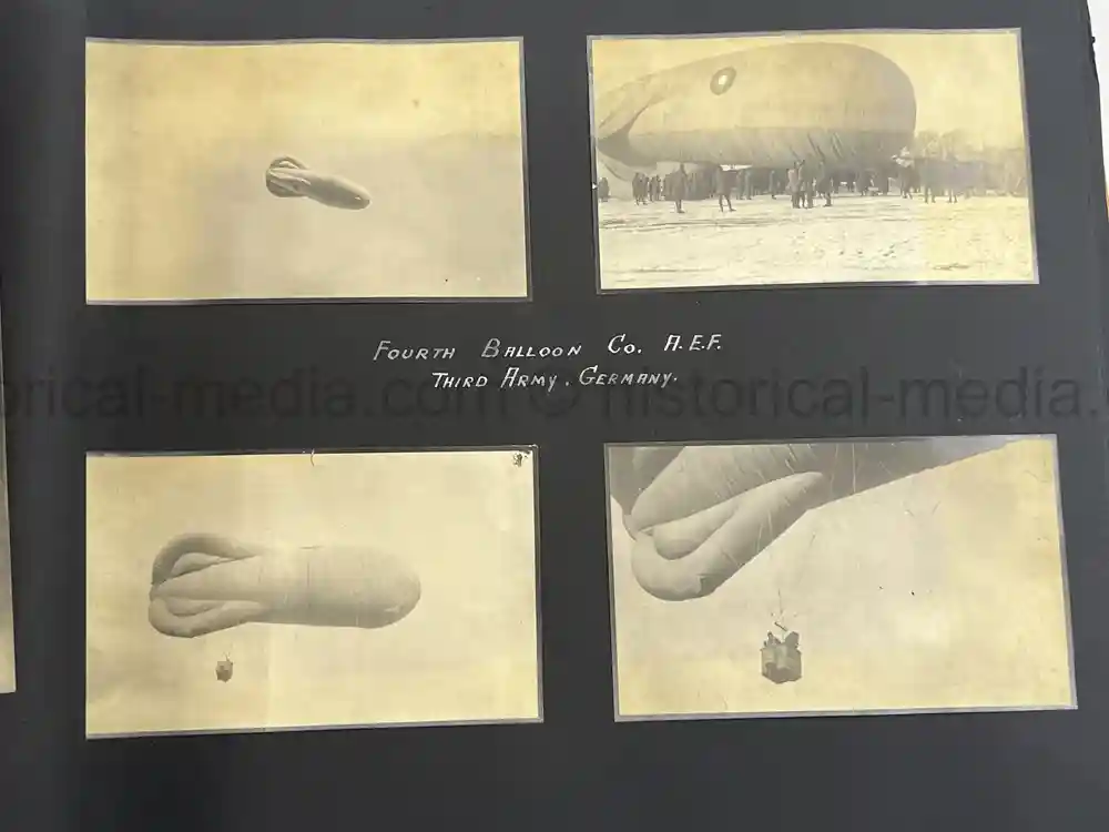 US WWI AVIATION PHOTOGRAPHER ALBUM - FANTASTIC AIRCRAFT IMAGES!