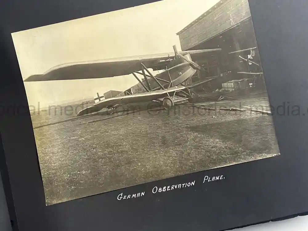 US WWI AVIATION PHOTOGRAPHER ALBUM - FANTASTIC AIRCRAFT IMAGES!