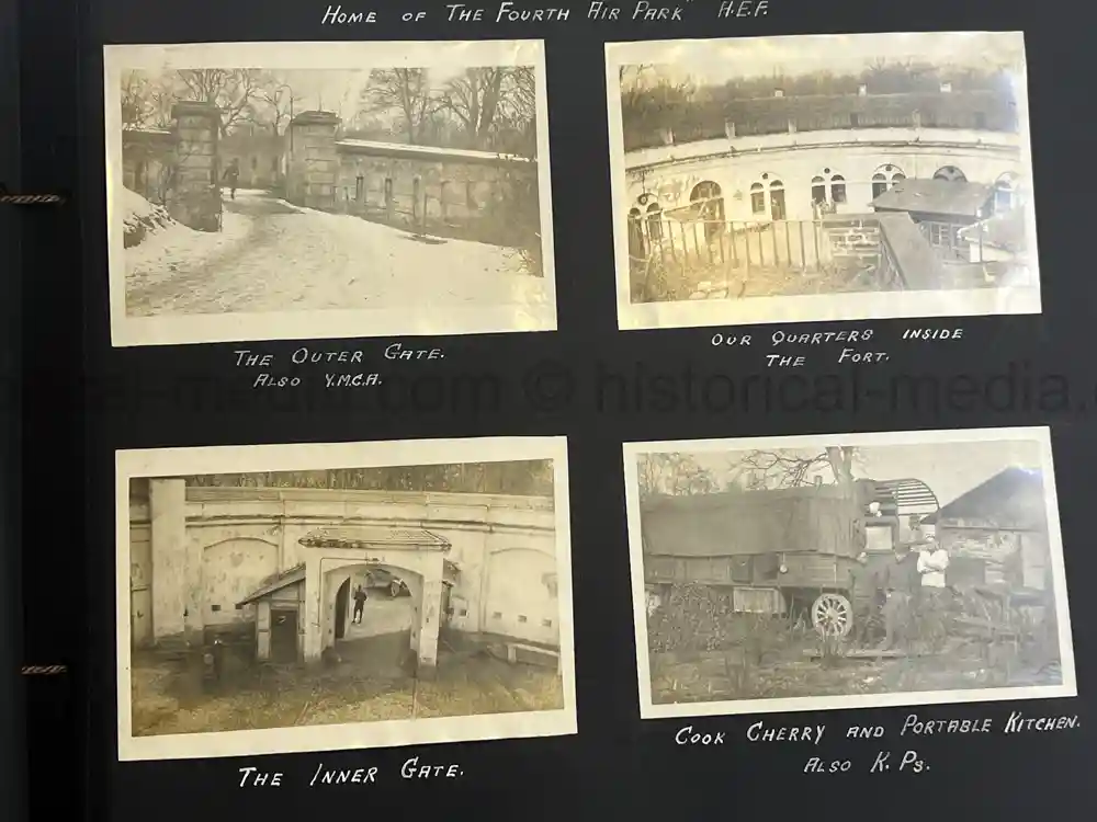 US WWI AVIATION PHOTOGRAPHER ALBUM - FANTASTIC AIRCRAFT IMAGES!