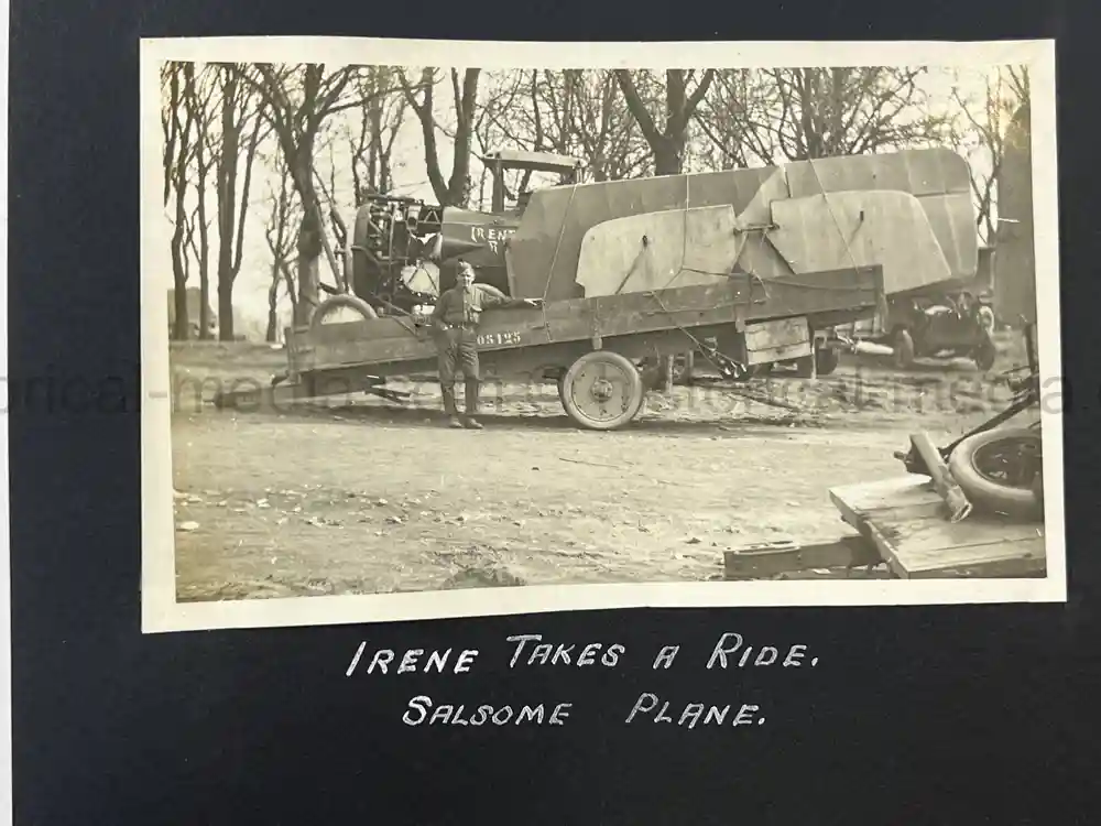 US WWI AVIATION PHOTOGRAPHER ALBUM - FANTASTIC AIRCRAFT IMAGES!