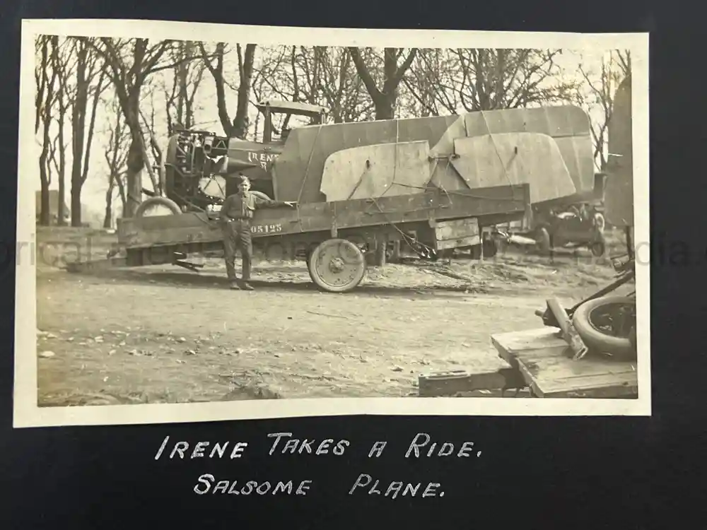 US WWI AVIATION PHOTOGRAPHER ALBUM - FANTASTIC AIRCRAFT IMAGES!