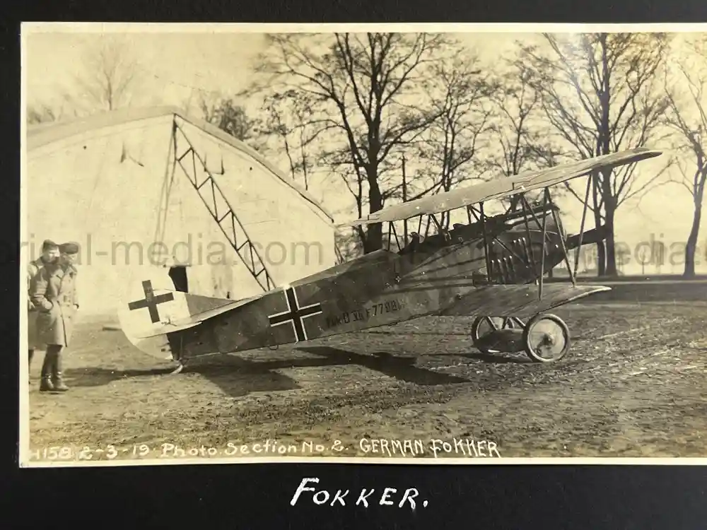 US WWI AVIATION PHOTOGRAPHER ALBUM - FANTASTIC AIRCRAFT IMAGES!