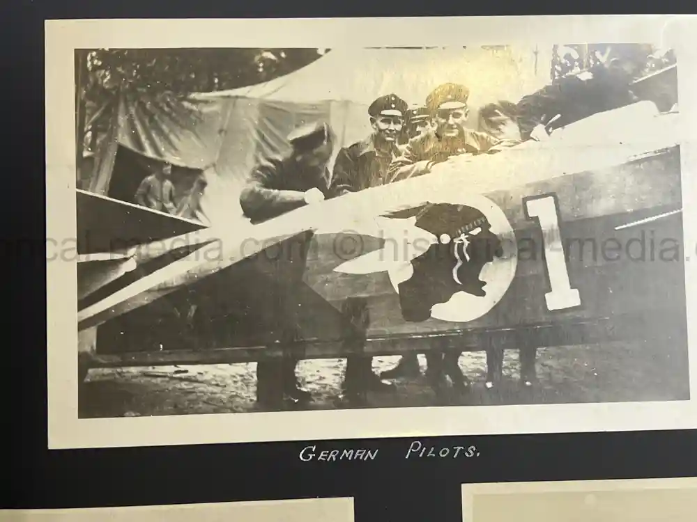 US WWI AVIATION PHOTOGRAPHER ALBUM - FANTASTIC AIRCRAFT IMAGES!