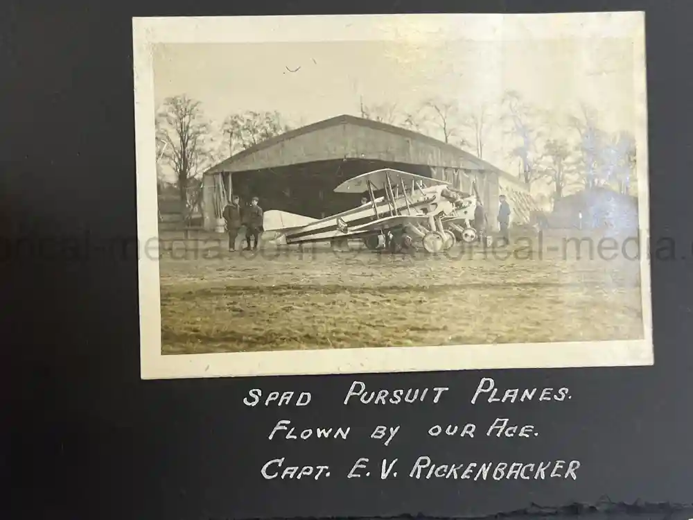 US WWI AVIATION PHOTOGRAPHER ALBUM - FANTASTIC AIRCRAFT IMAGES!