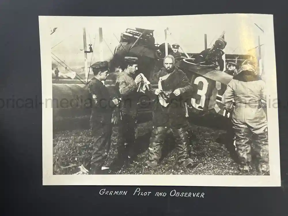 US WWI AVIATION PHOTOGRAPHER ALBUM - FANTASTIC AIRCRAFT IMAGES!
