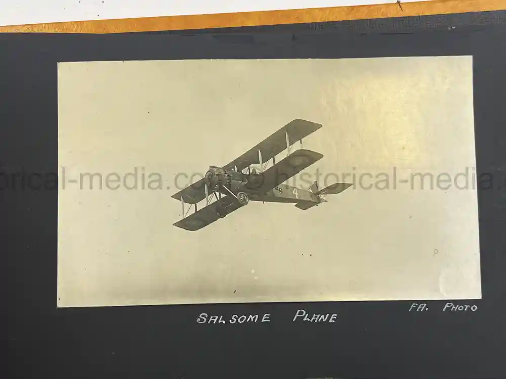 US WWI AVIATION PHOTOGRAPHER ALBUM - FANTASTIC AIRCRAFT IMAGES!