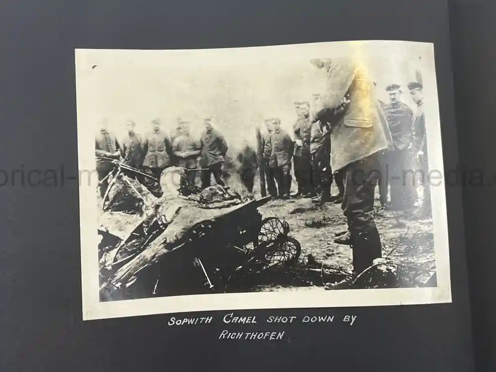 US WWI AVIATION PHOTOGRAPHER ALBUM - FANTASTIC AIRCRAFT IMAGES!