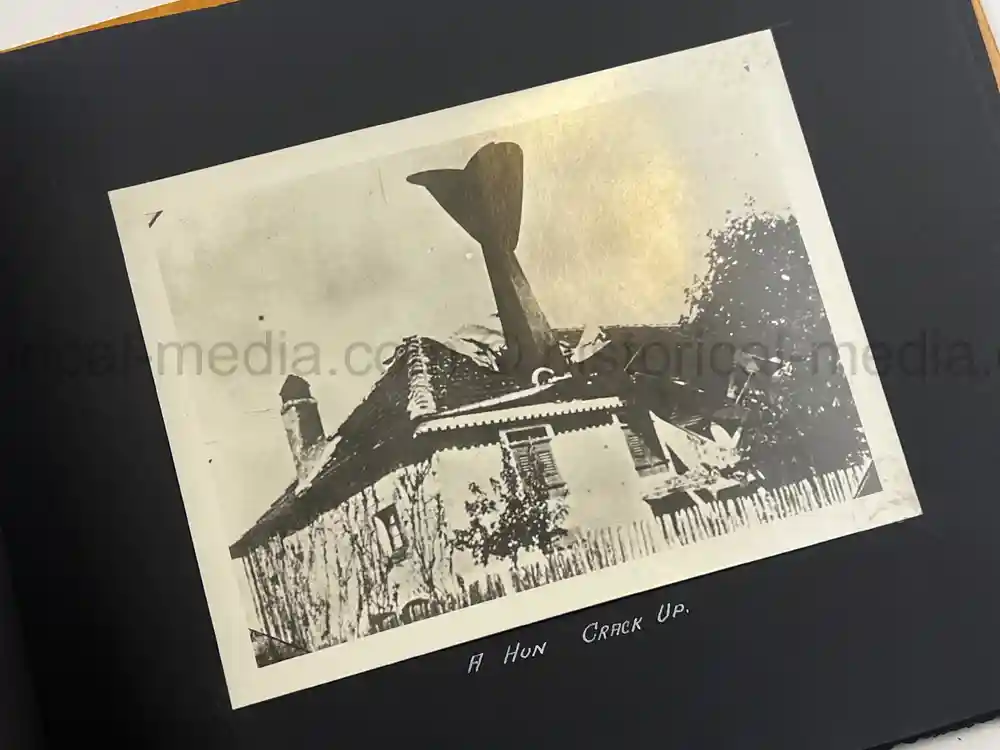 US WWI AVIATION PHOTOGRAPHER ALBUM - FANTASTIC AIRCRAFT IMAGES!