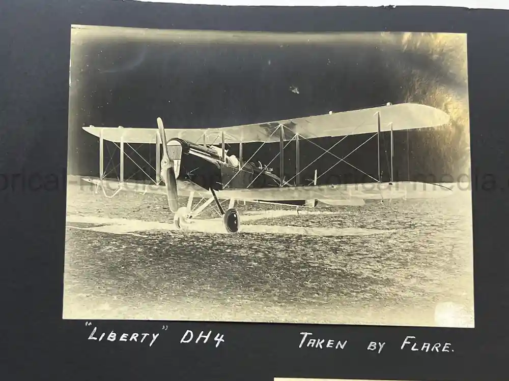 US WWI AVIATION PHOTOGRAPHER ALBUM - FANTASTIC AIRCRAFT IMAGES!