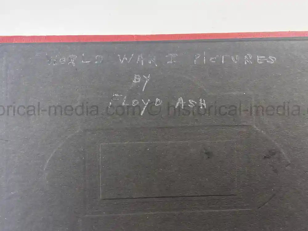 US WWI AVIATION PHOTOGRAPHER PHOTO ALBUM + AIRCRAFT FABRIC