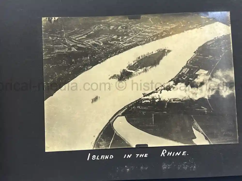 US WWI AVIATION PHOTOGRAPHER PHOTO ALBUM + AIRCRAFT FABRIC