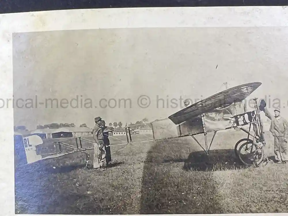 US WWI AVIATION PHOTOGRAPHER PHOTO ALBUM + AIRCRAFT FABRIC