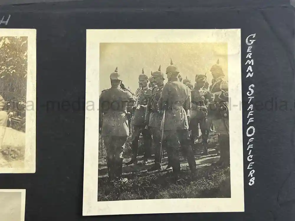 US WWI AVIATION PHOTOGRAPHER PHOTO ALBUM + AIRCRAFT FABRIC