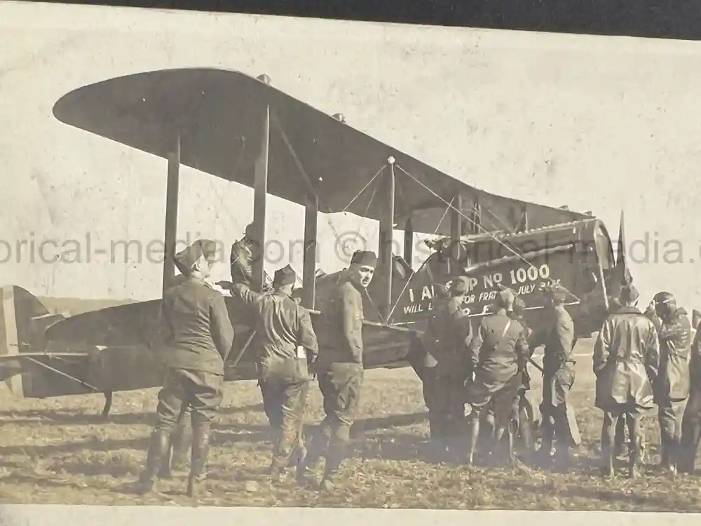 US WWI AVIATION PHOTOGRAPHER PHOTO ALBUM + AIRCRAFT FABRIC