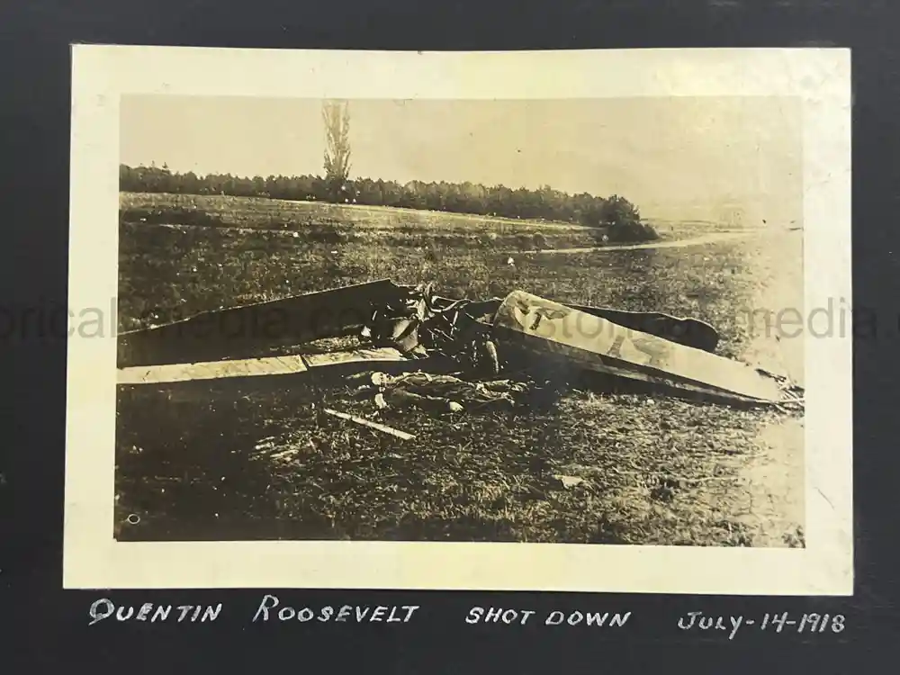 US WWI AVIATION PHOTOGRAPHER PHOTO ALBUM + AIRCRAFT FABRIC