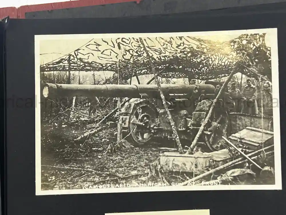 US WWI AVIATION PHOTOGRAPHER PHOTO ALBUM + AIRCRAFT FABRIC