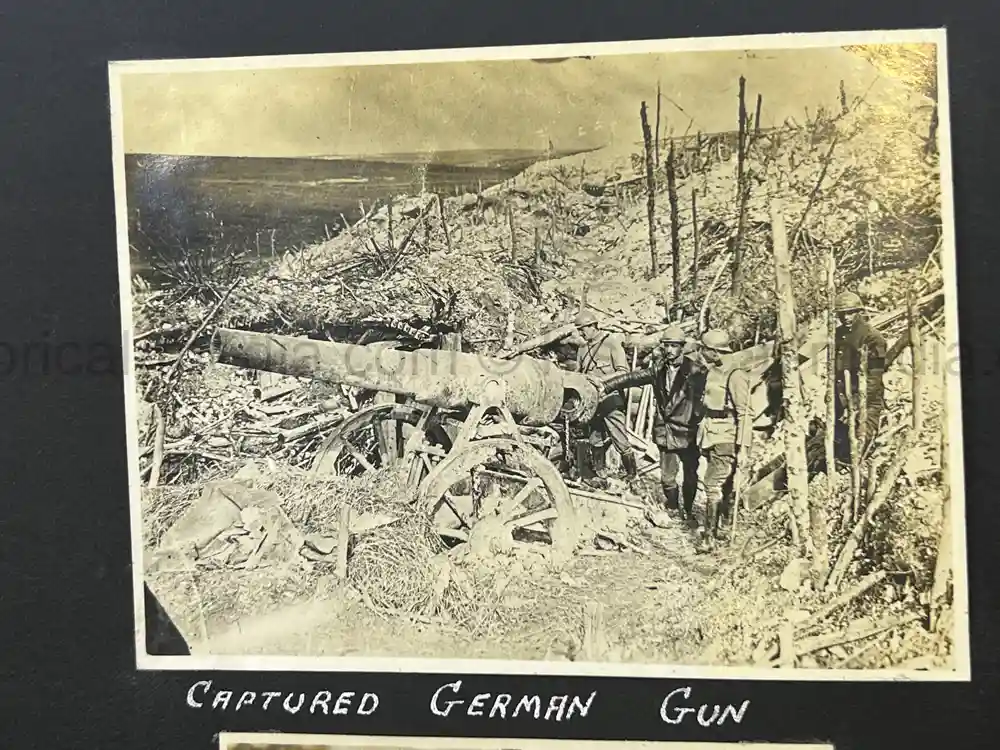 US WWI AVIATION PHOTOGRAPHER PHOTO ALBUM + AIRCRAFT FABRIC