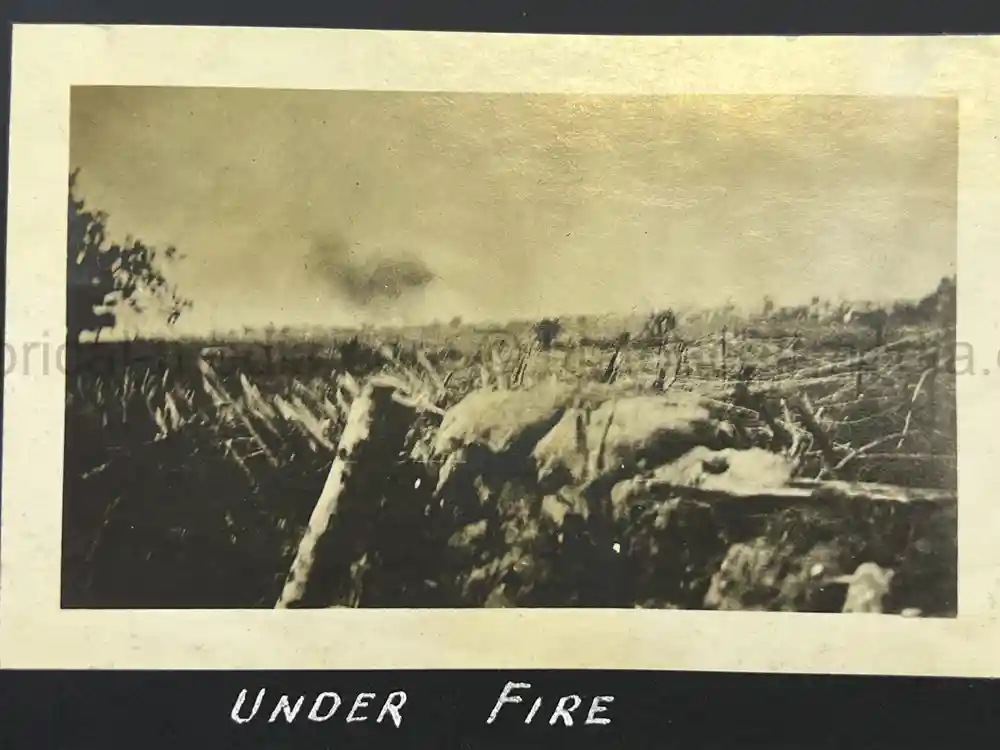 US WWI AVIATION PHOTOGRAPHER PHOTO ALBUM + AIRCRAFT FABRIC