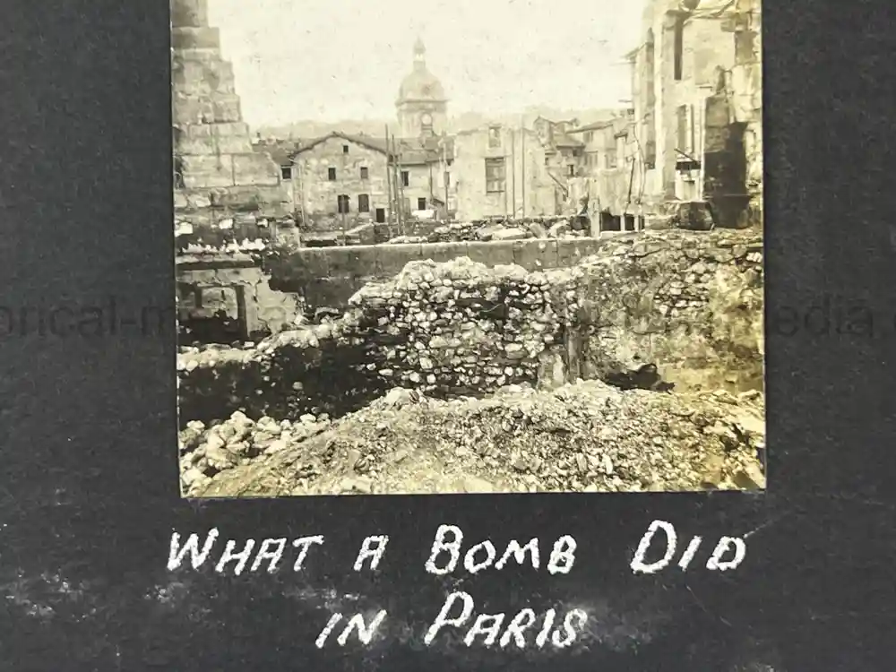 US WWI AVIATION PHOTOGRAPHER PHOTO ALBUM + AIRCRAFT FABRIC