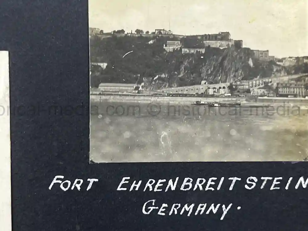 US WWI AVIATION PHOTOGRAPHER PHOTO ALBUM + AIRCRAFT FABRIC